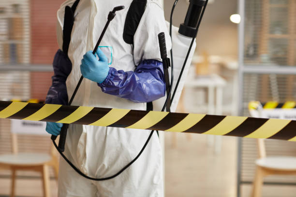 Professional Blood Cleanup technician working in Creighton, NE